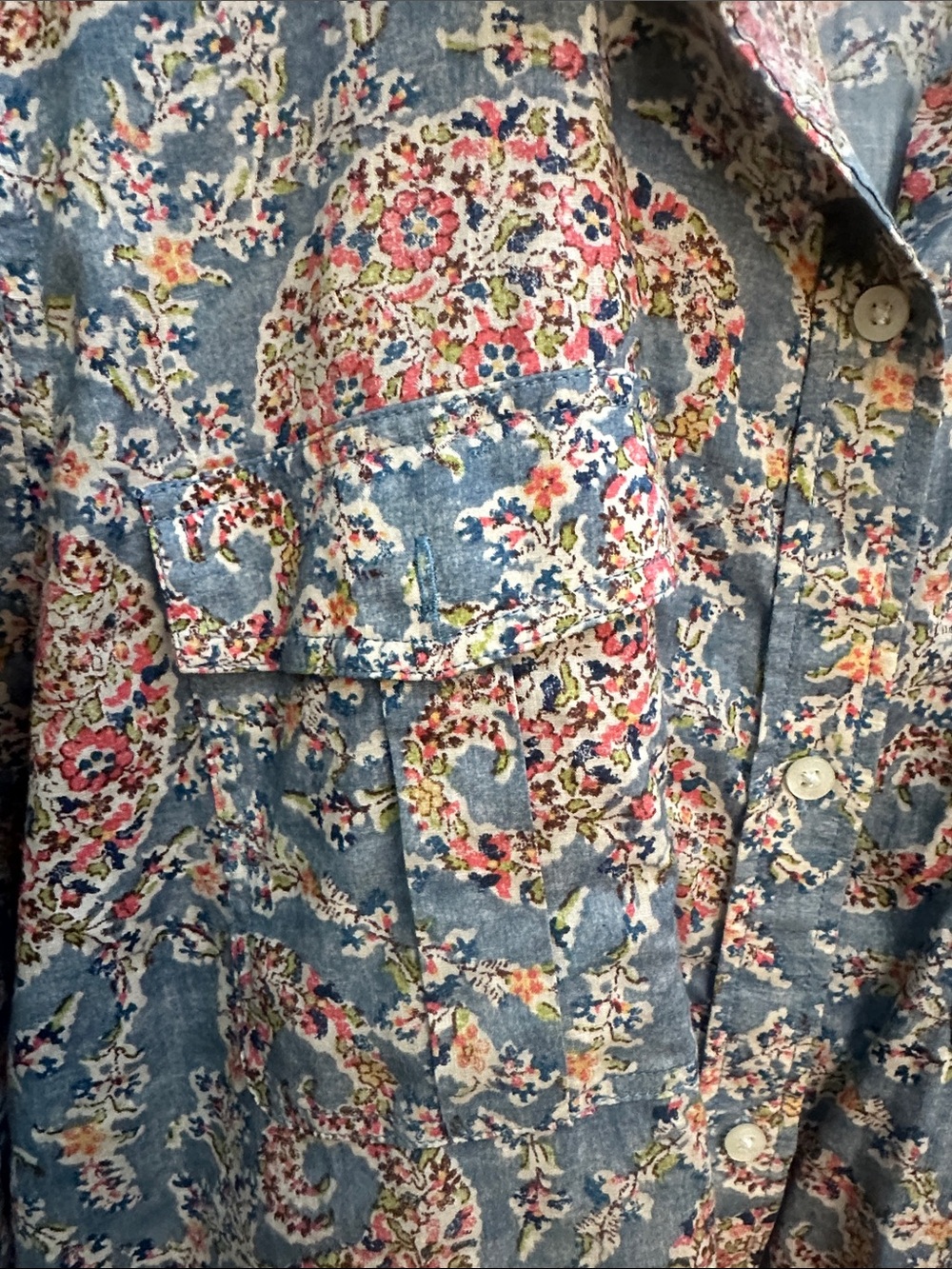 Lauren Jeans Co Ralph Lauren Floral Shirt - Picture 4 of 8